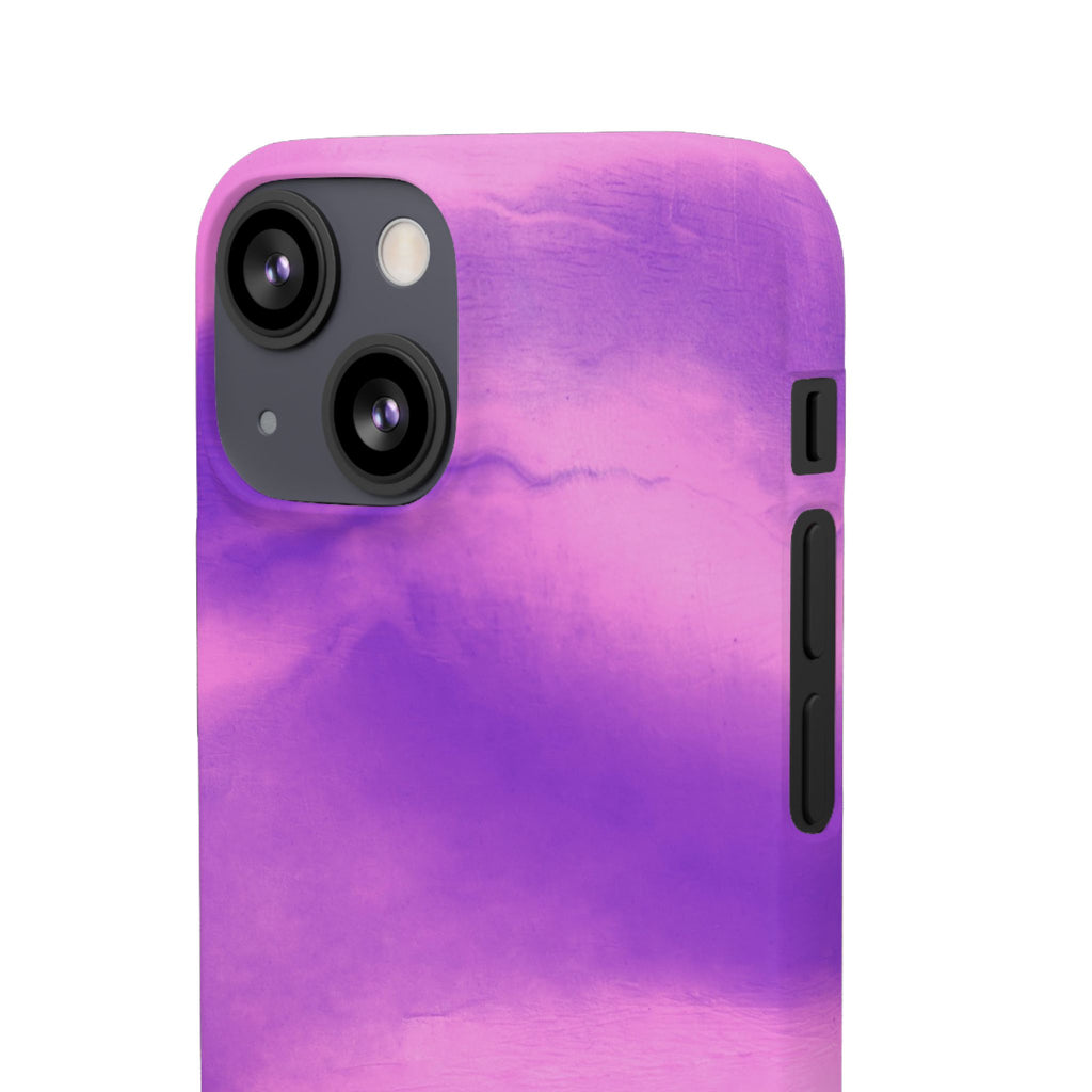 Stylish Purple Marble Snap Case for Phone