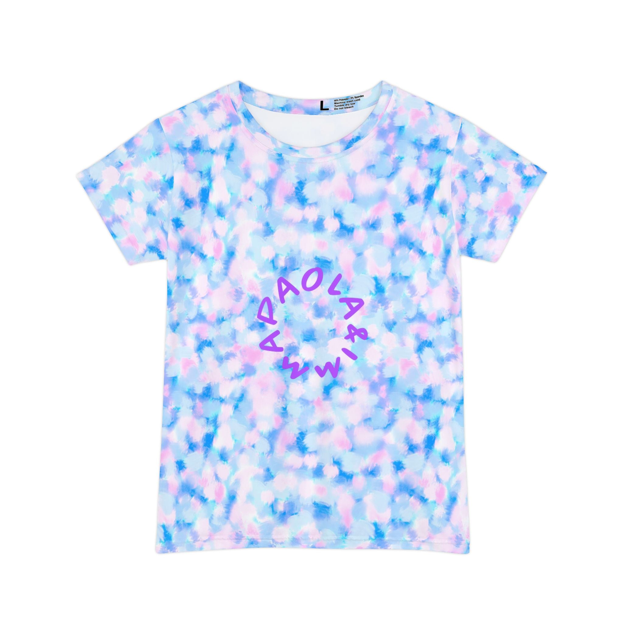 Maglietta colorata a maniche corte