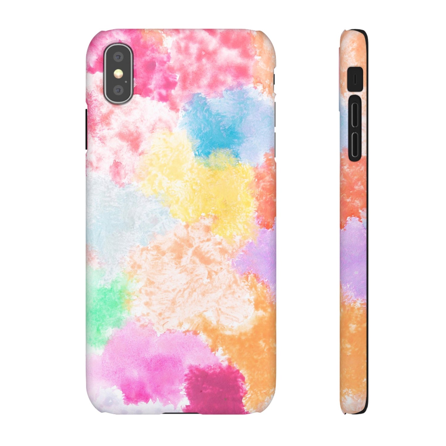 Colorful Watercolor Snap Cases for Phones