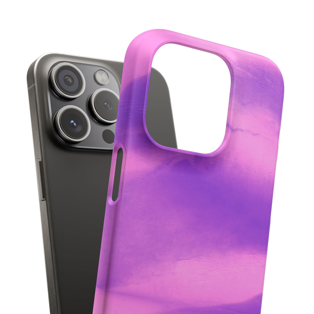 Stylish Purple Marble Snap Case for Phone