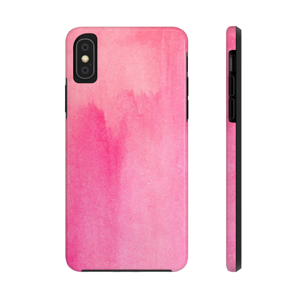 Custodie eleganti e resistenti per telefono - Design acquerello rosa, protezione durevole, idea regalo per adolescenti, accessori tecnologici alla moda
