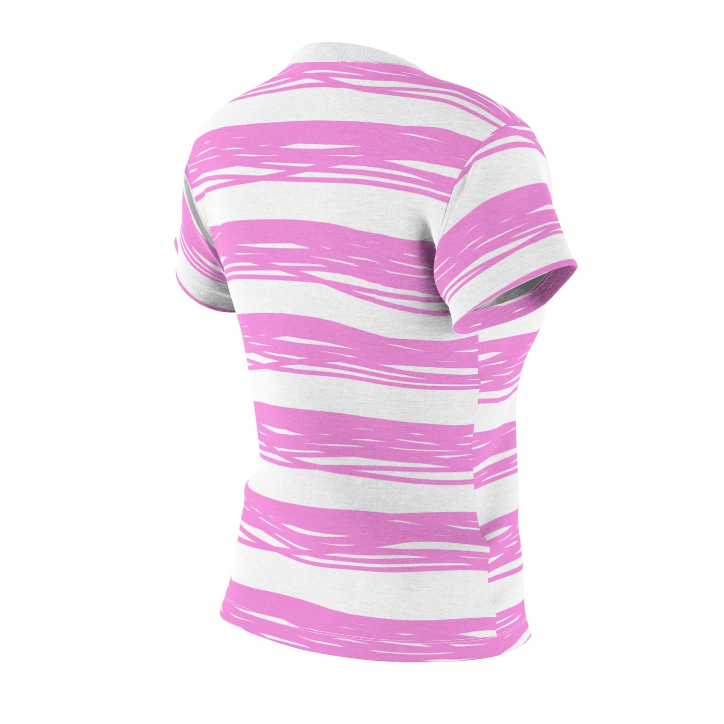 Stylish Tee with righe rosa