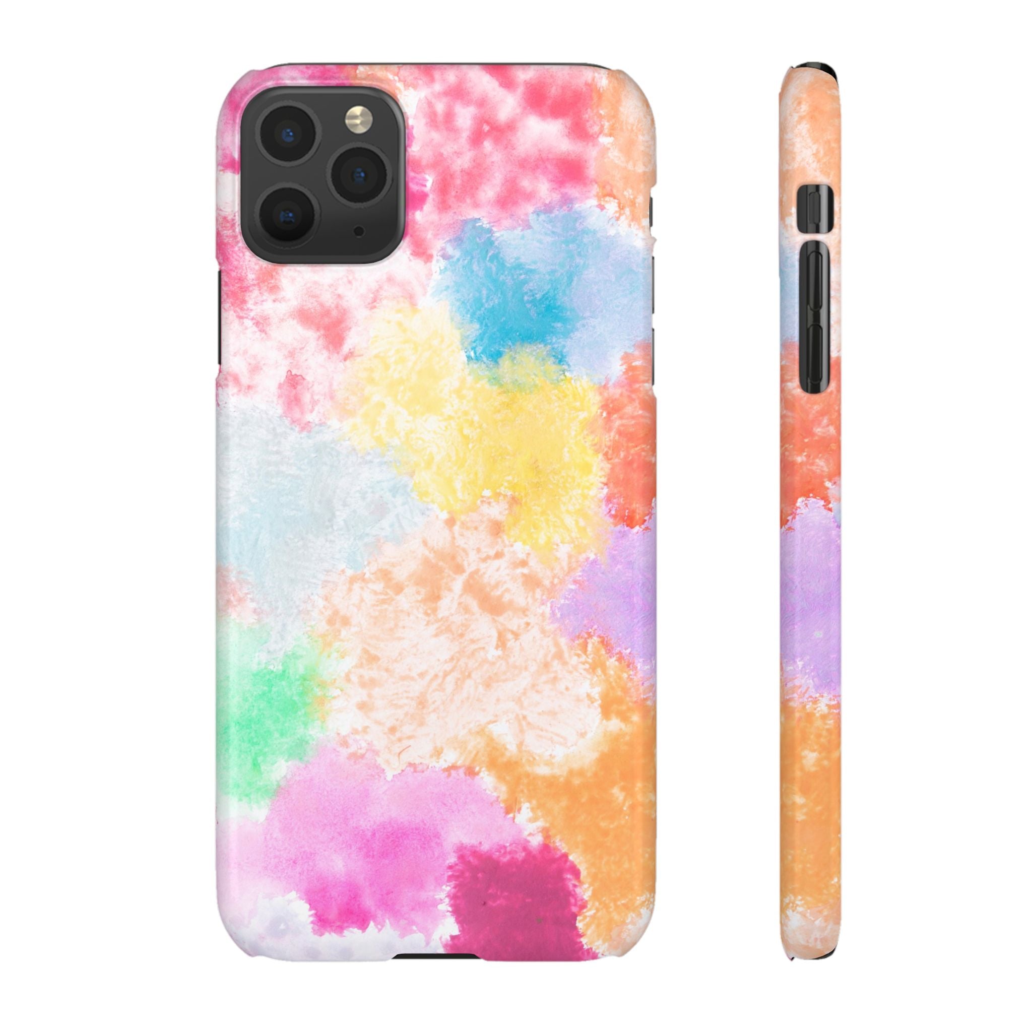 Colorful Watercolor Snap Cases for Phones