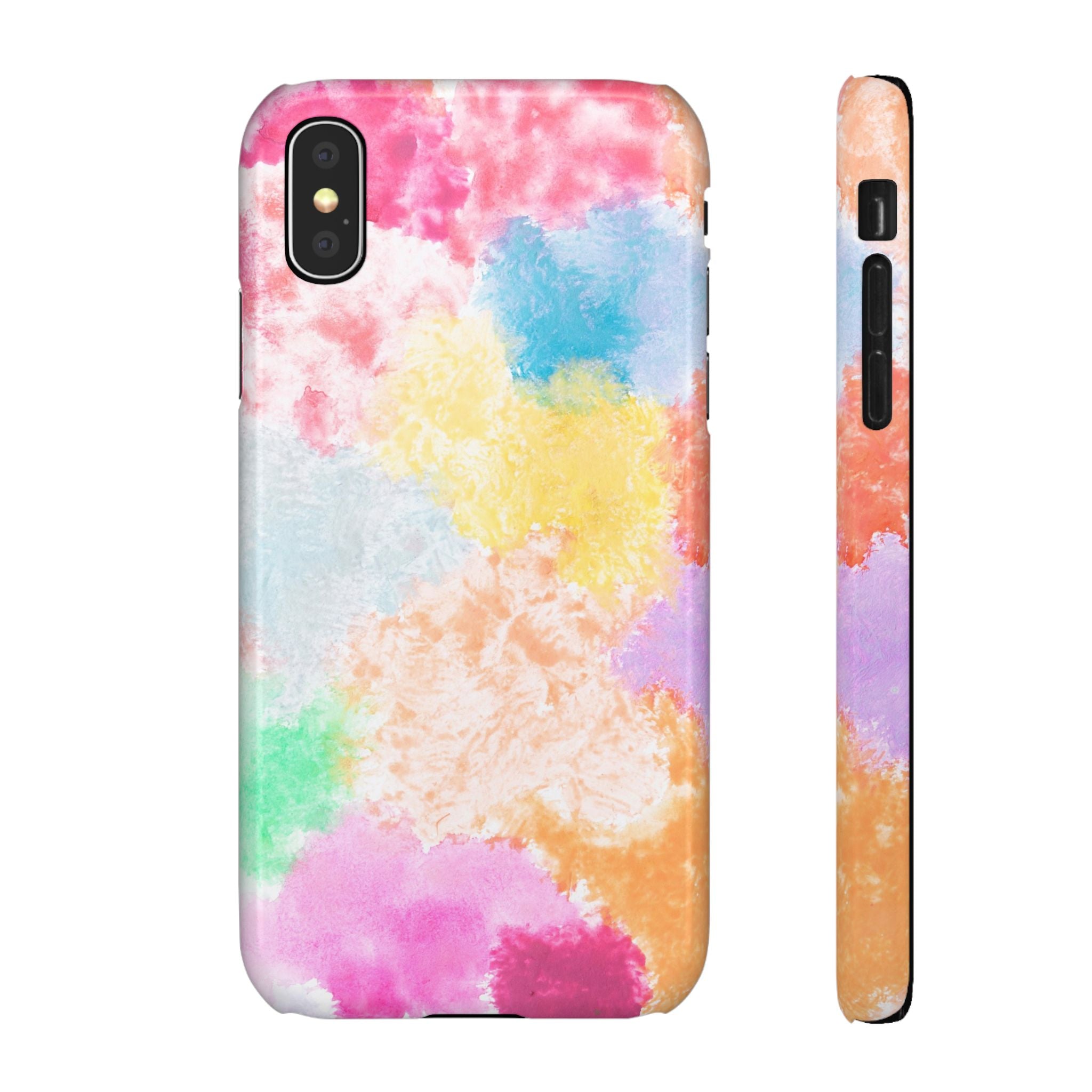 Colorful Watercolor Snap Cases for Phones