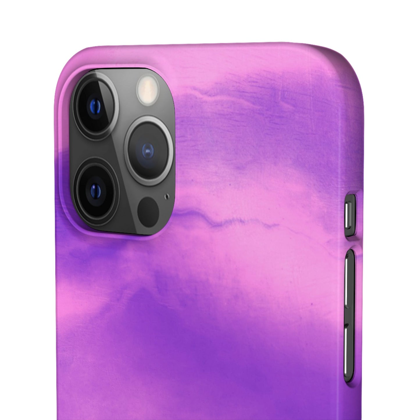 Stylish Purple Marble Snap Case for Phone