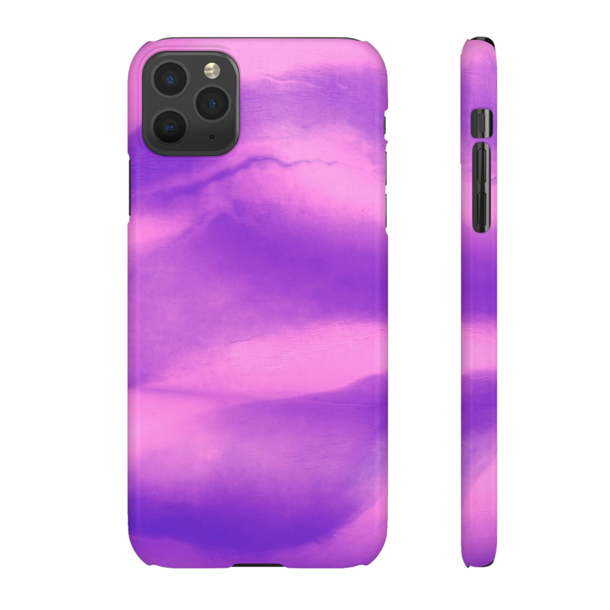 Stylish Purple Marble Snap Case for Phone