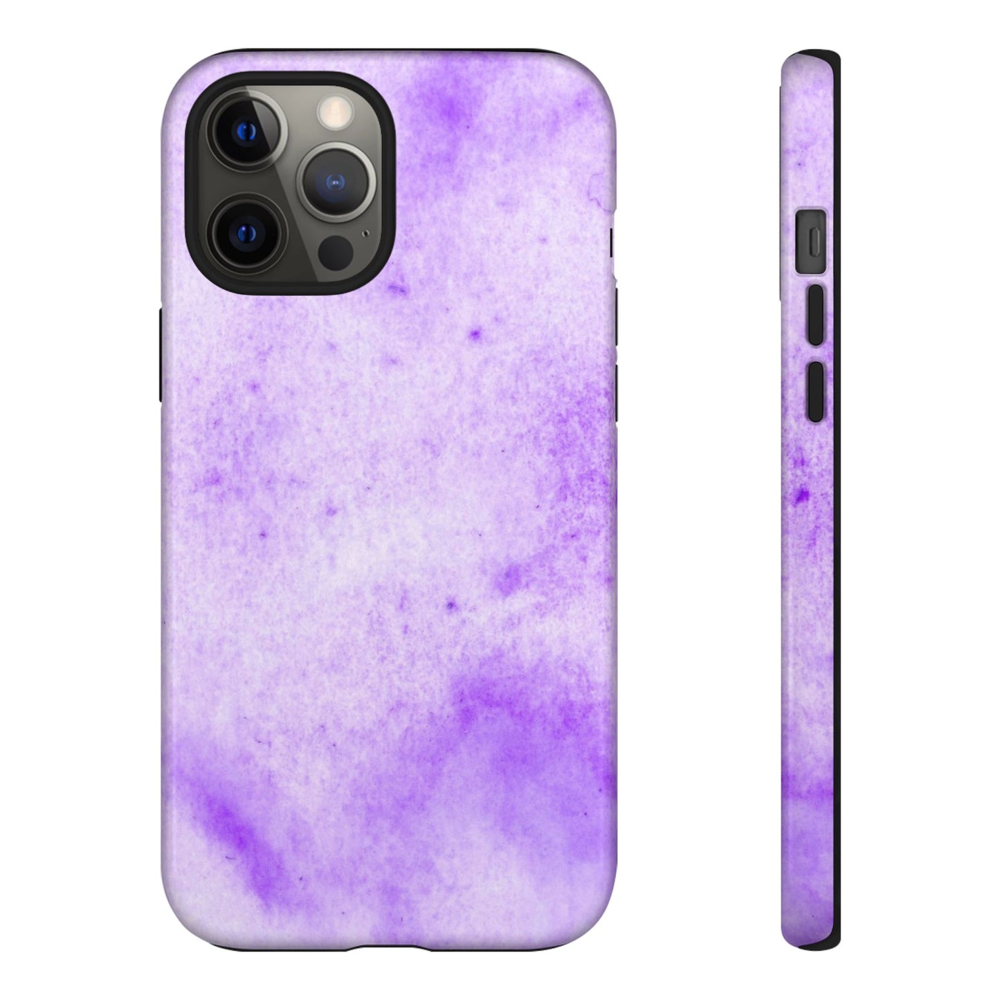 Stylish Phone Case, Purple Marble Design