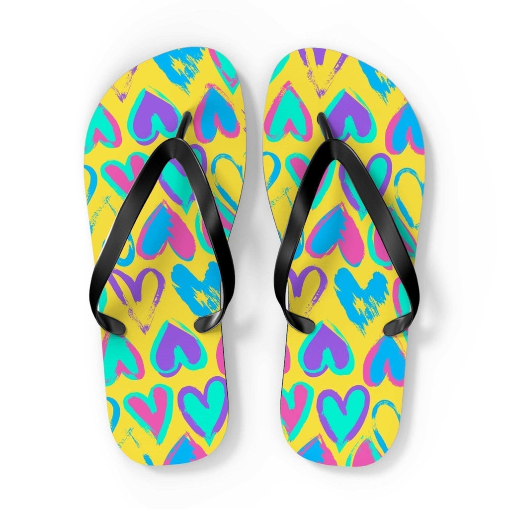 Flip-Flops Cuori Colorati – Infradito Estive Vivaci e Comode