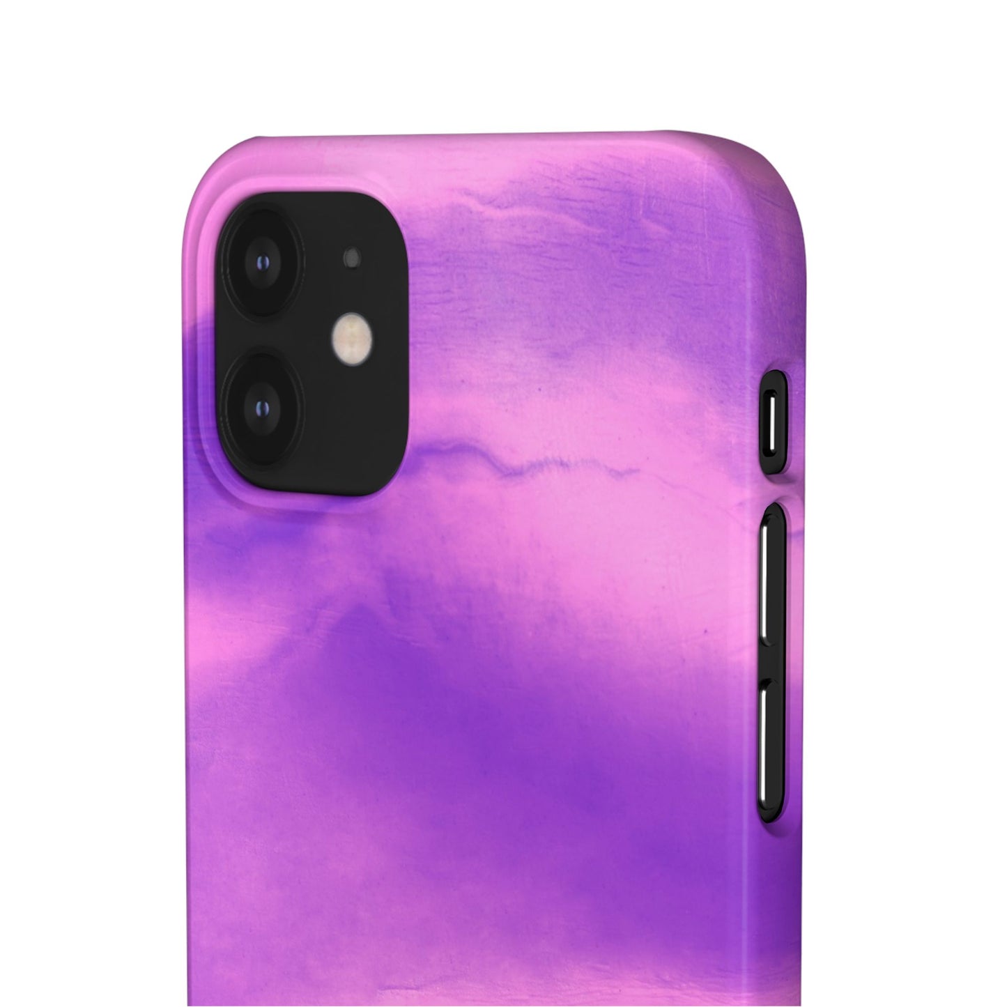 Stylish Purple Marble Snap Case for Phone