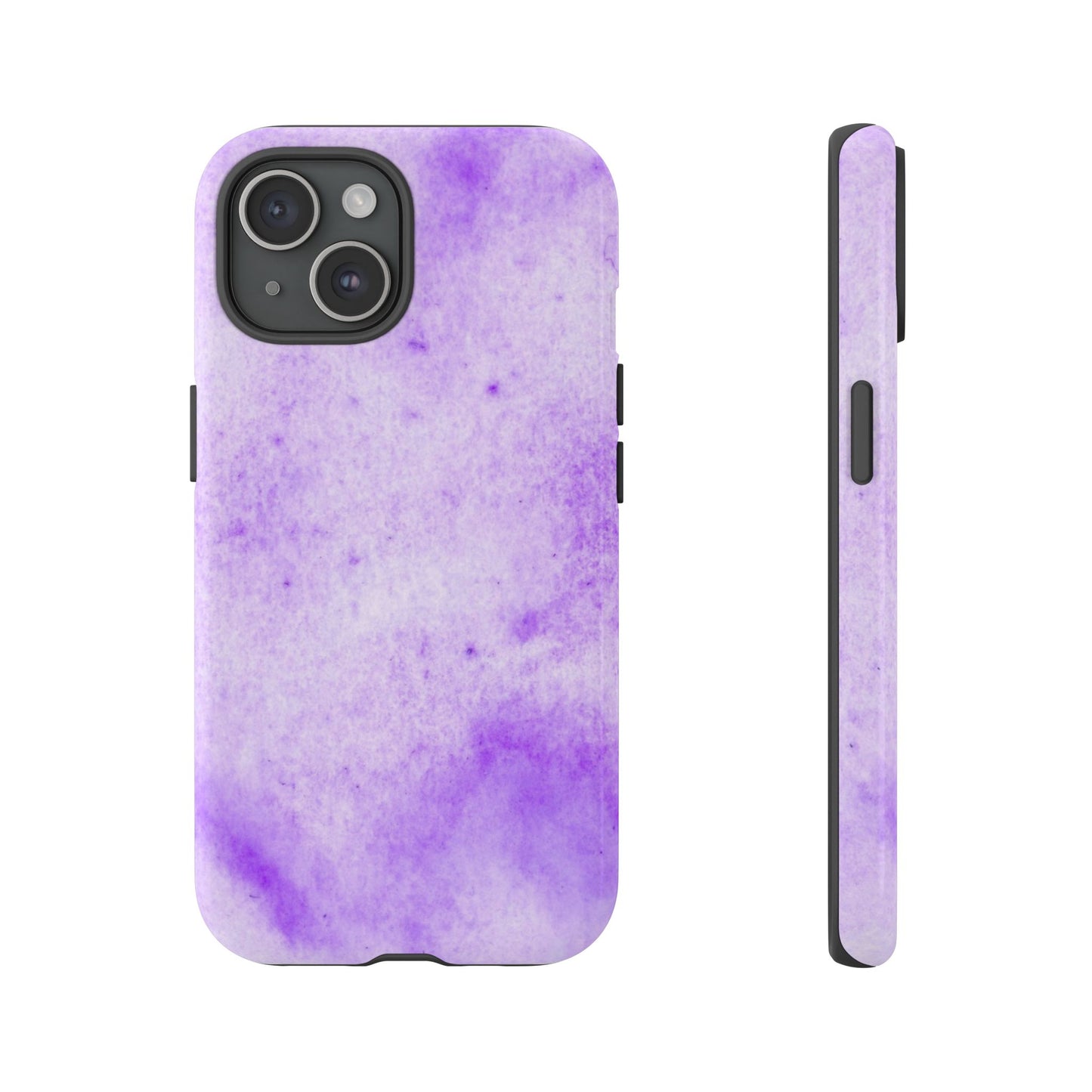 Stylish Phone Case, Purple Marble Design