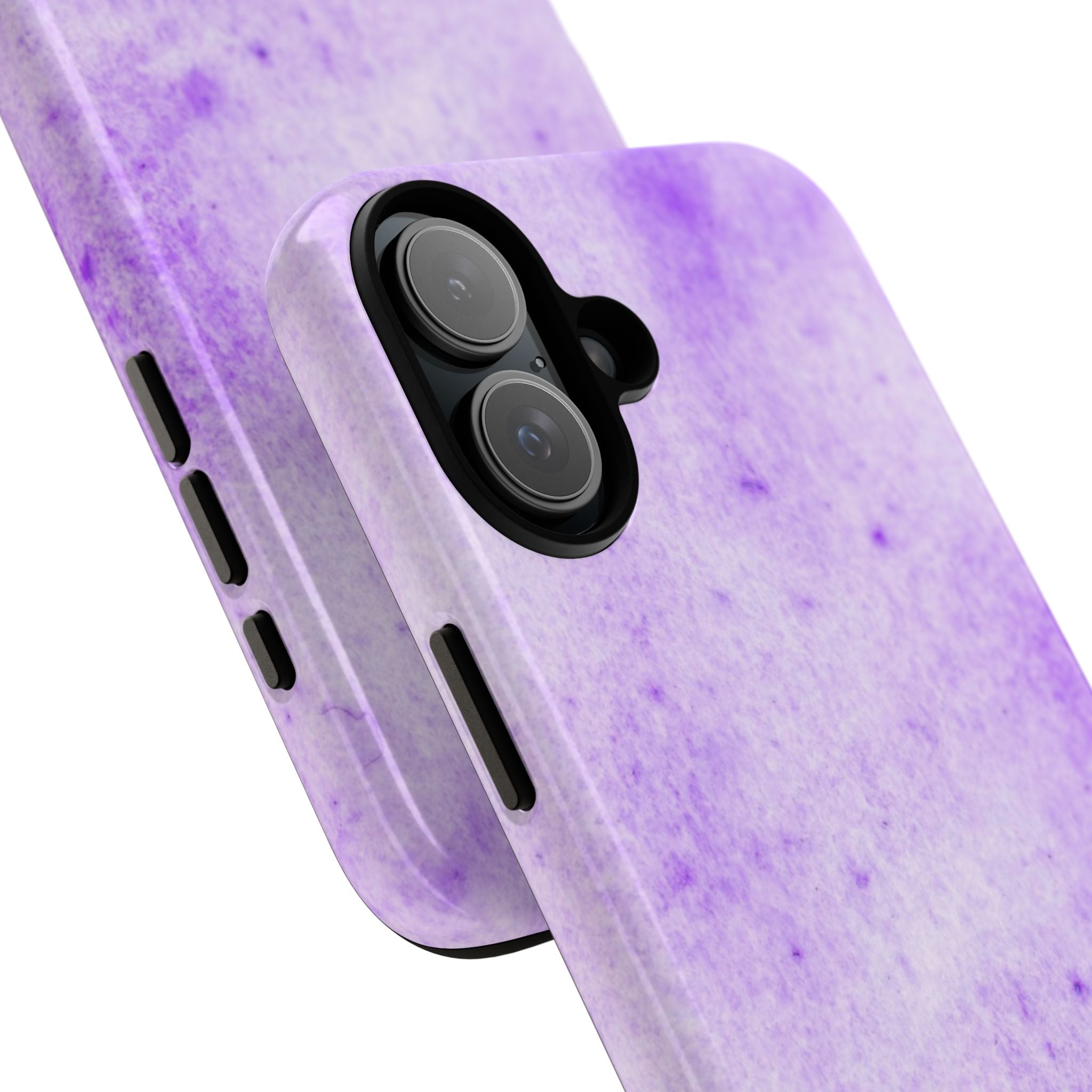 Stylish Phone Case, Purple Marble Design
