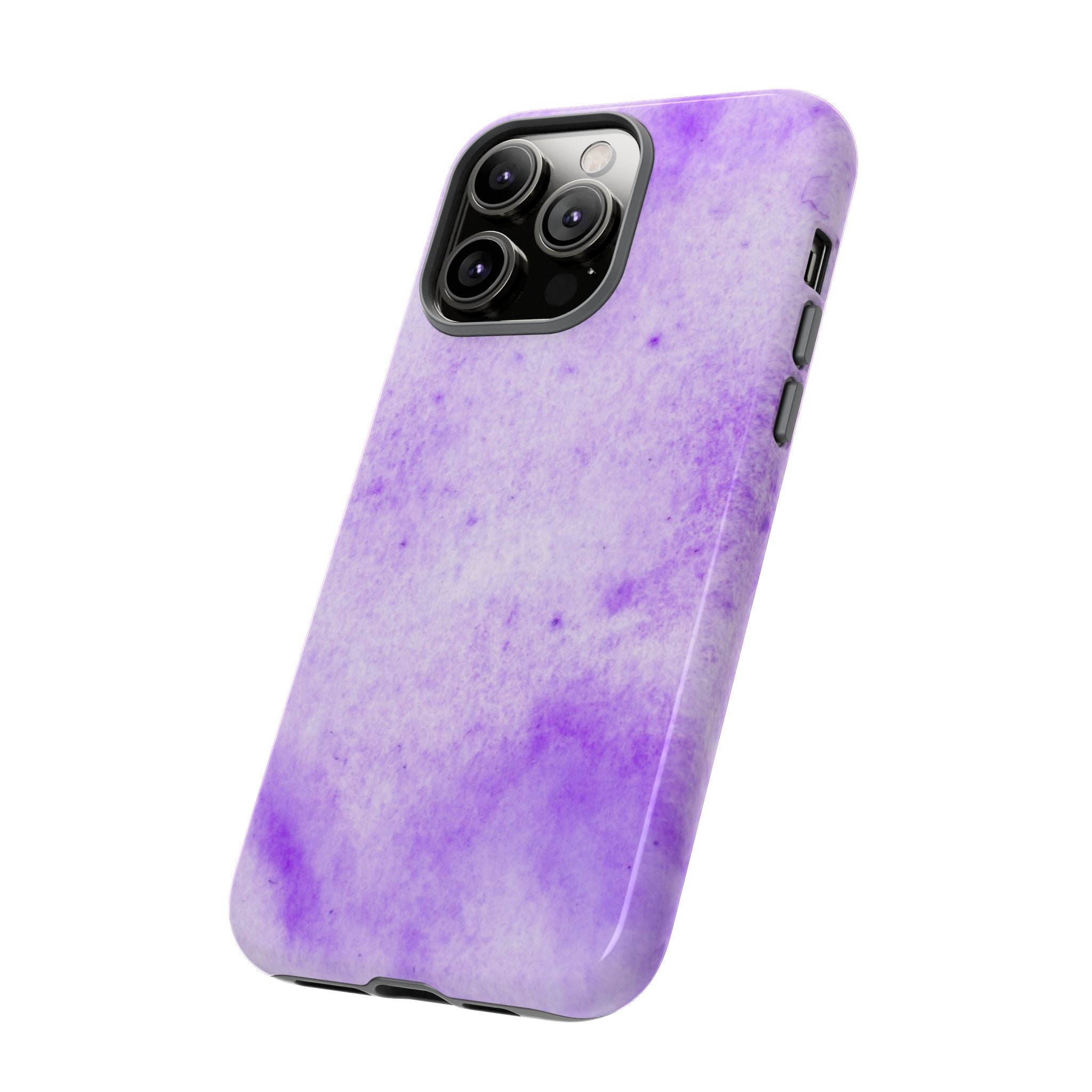 Stylish Phone Case, Purple Marble Design