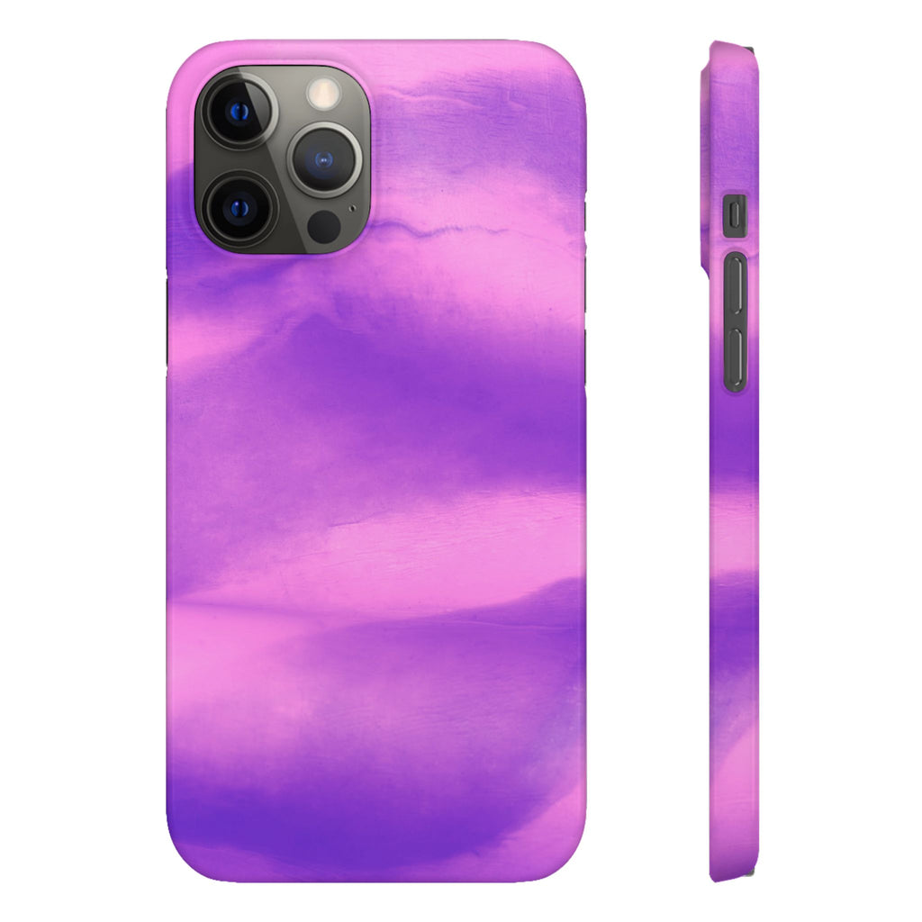 Stylish Purple Marble Snap Case for Phone