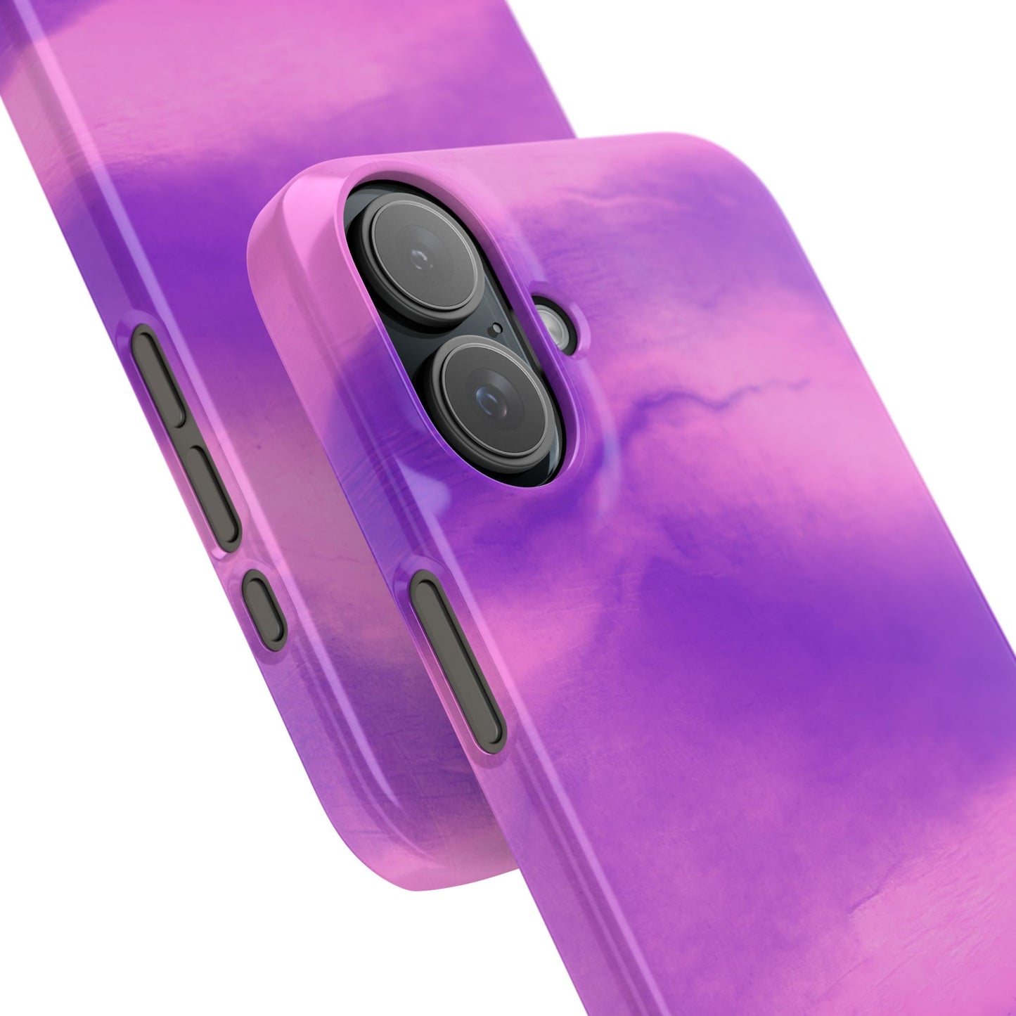 Stylish Purple Marble Snap Case for Phone