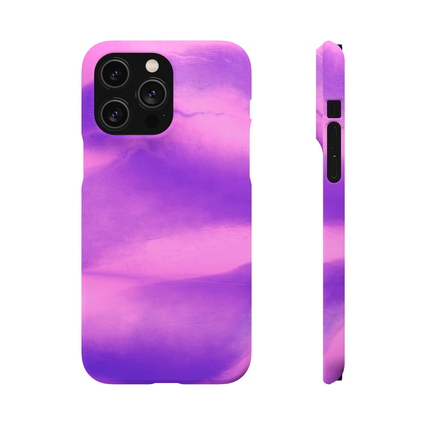 Stylish Purple Marble Snap Case for Phone