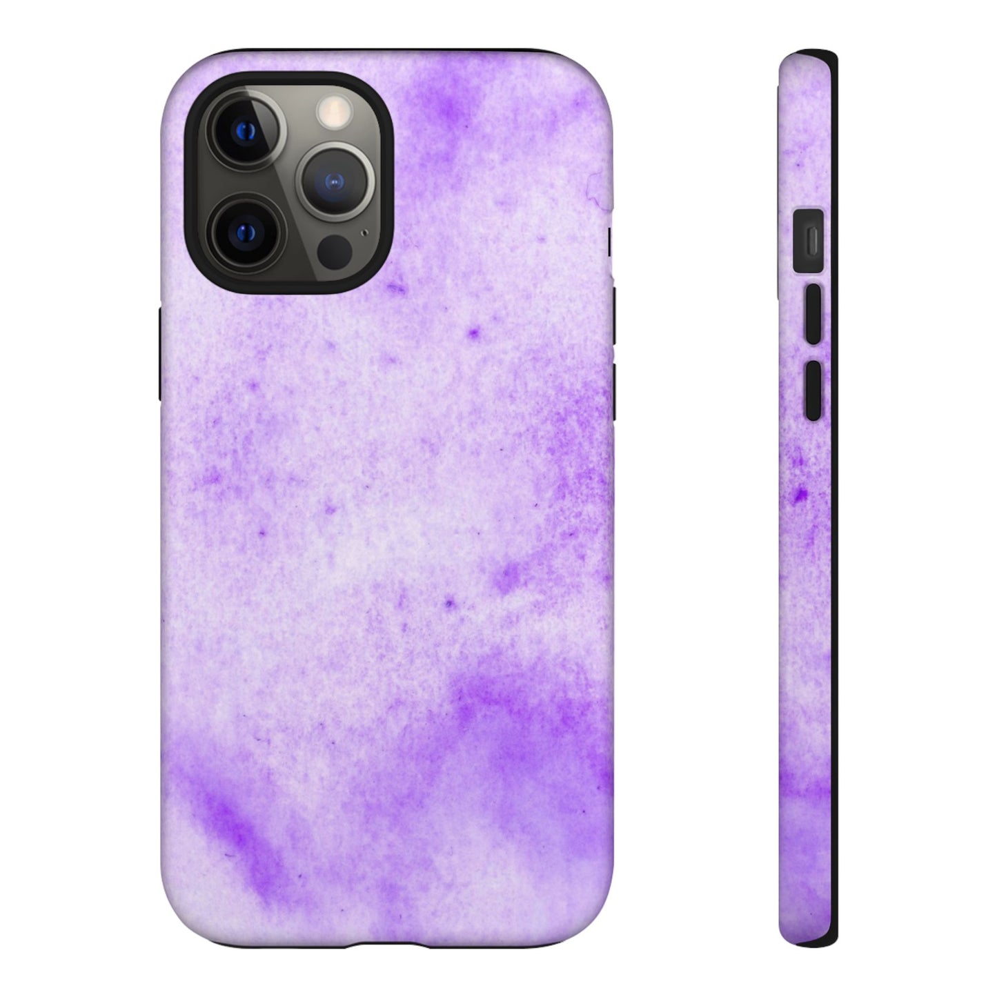 Stylish Phone Case, Purple Marble Design