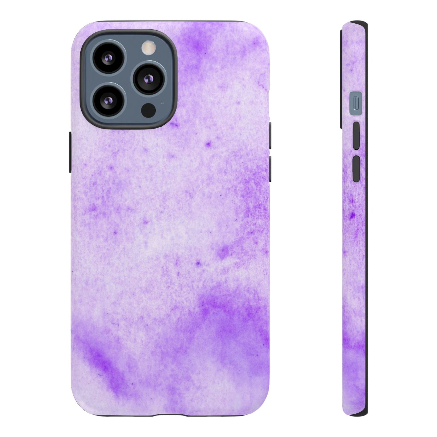 Stylish Phone Case, Purple Marble Design