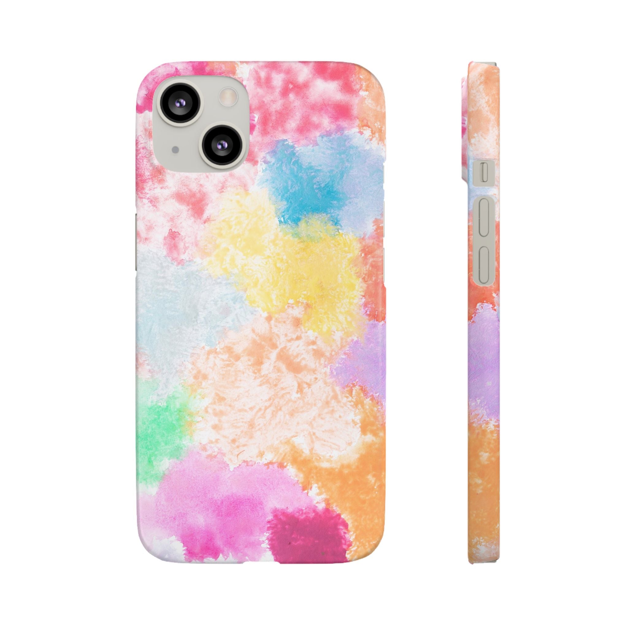 Colorful Watercolor Snap Cases for Phones
