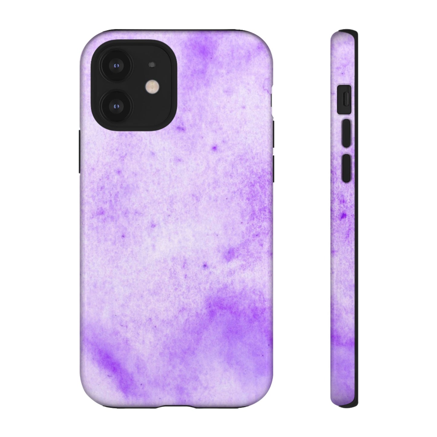 Stylish Phone Case, Purple Marble Design
