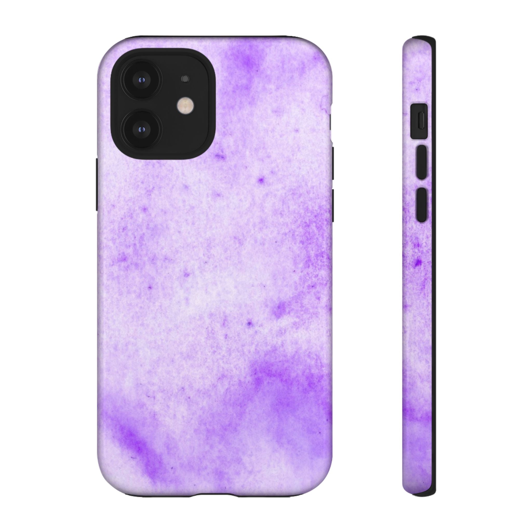 Stylish Phone Case, Purple Marble Design