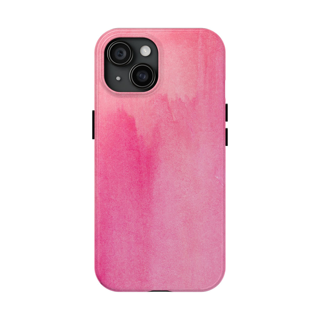 Custodie eleganti e resistenti per telefono - Design acquerello rosa, protezione durevole, idea regalo per adolescenti, accessori tecnologici alla moda