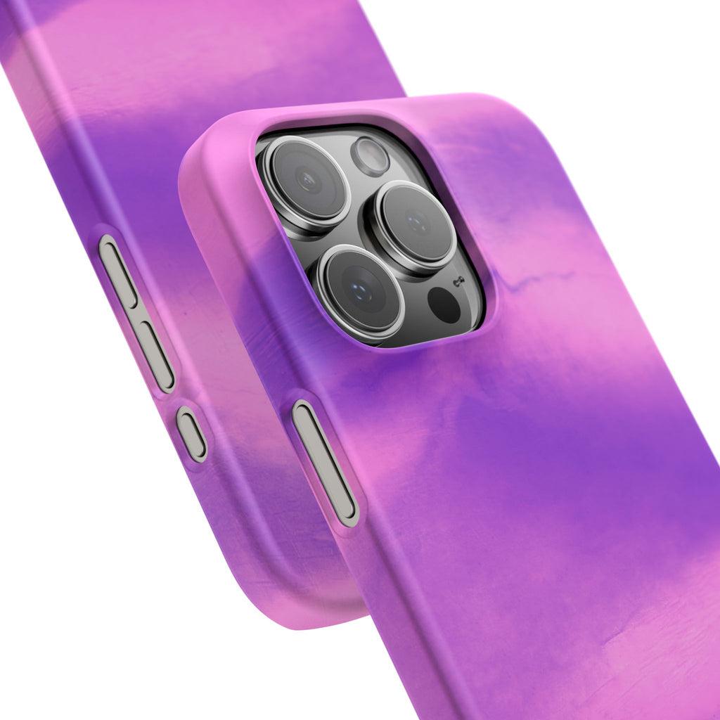 Stylish Purple Marble Snap Case for Phone