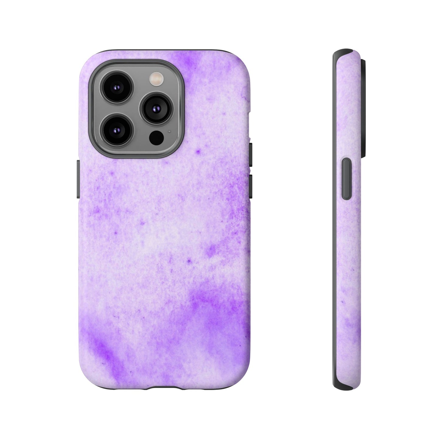 Stylish Phone Case, Purple Marble Design