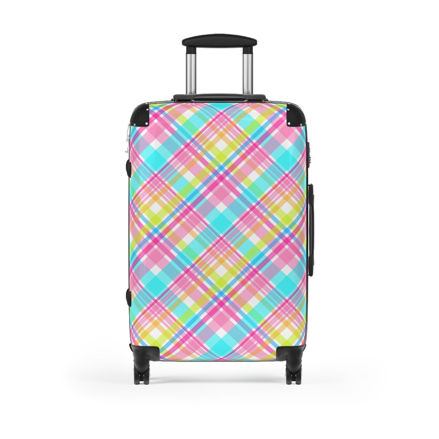 Colorful Plaid Suitcase