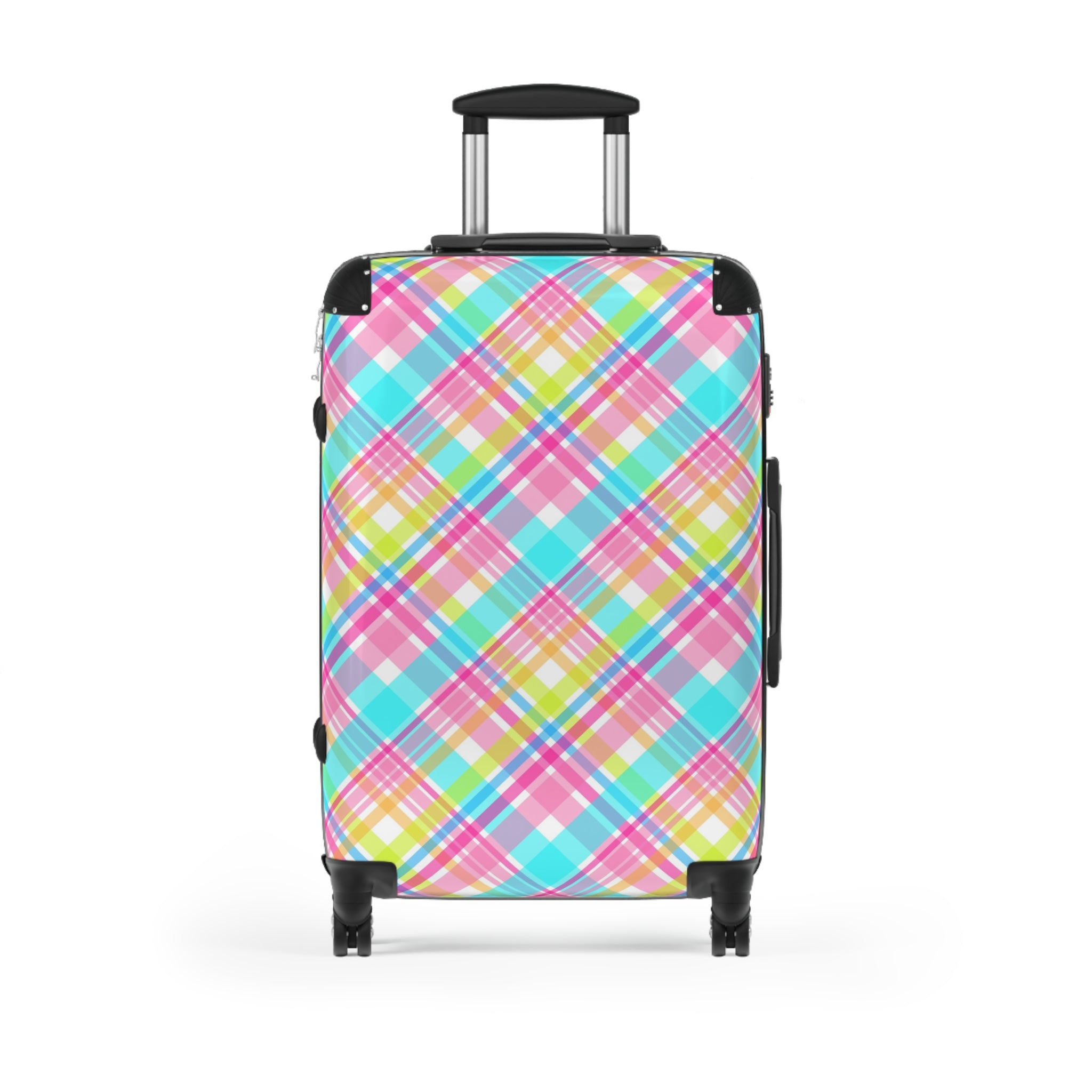 Colorful Plaid Suitcase
