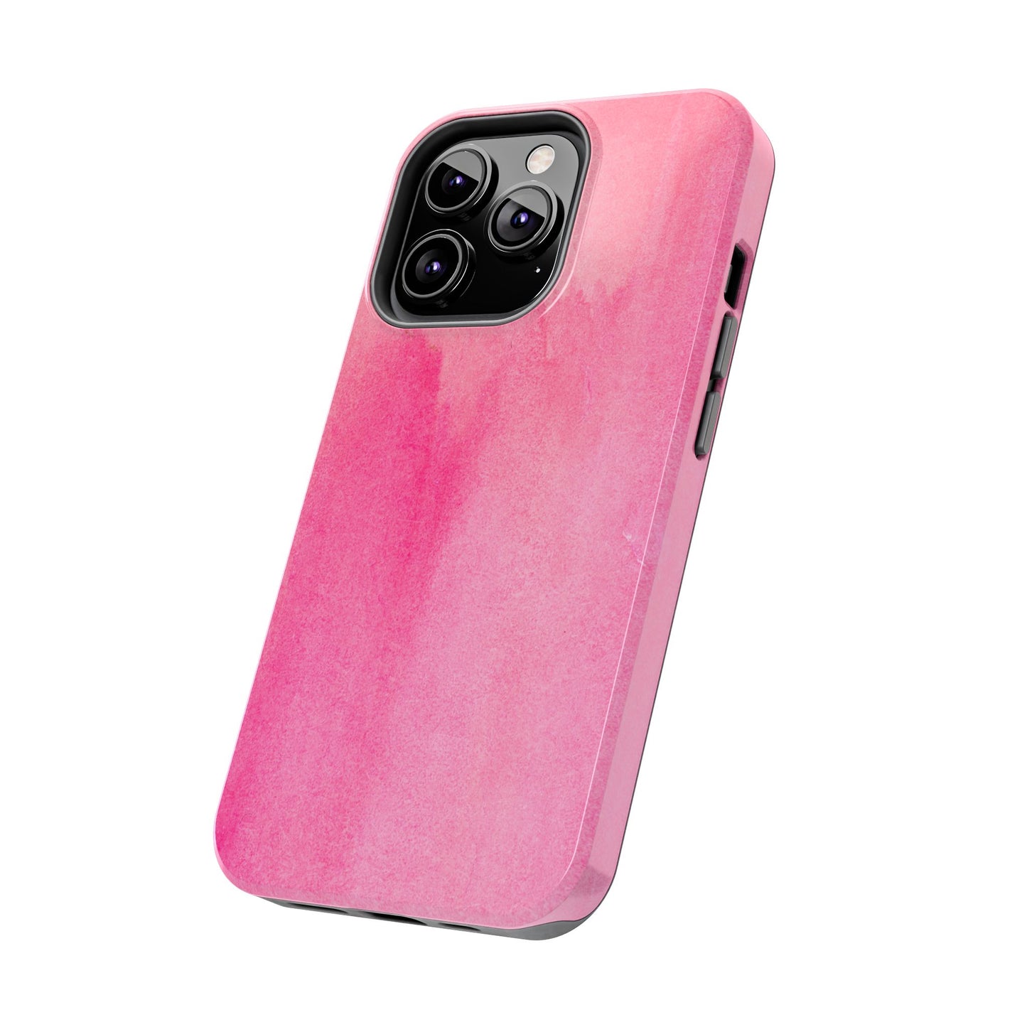 Custodie eleganti e resistenti per telefono - Design acquerello rosa, protezione durevole, idea regalo per adolescenti, accessori tecnologici alla moda
