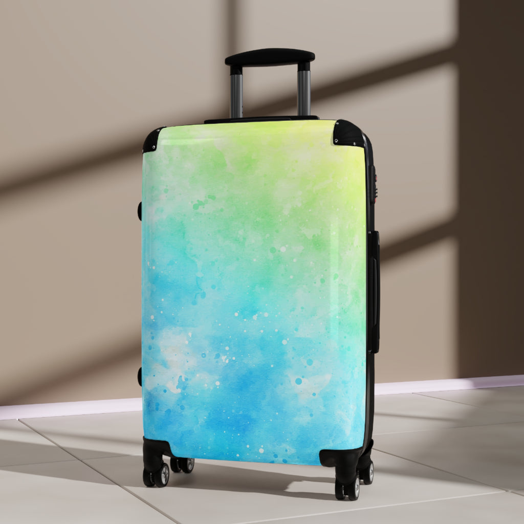 Colorful Watercolor Suitcase