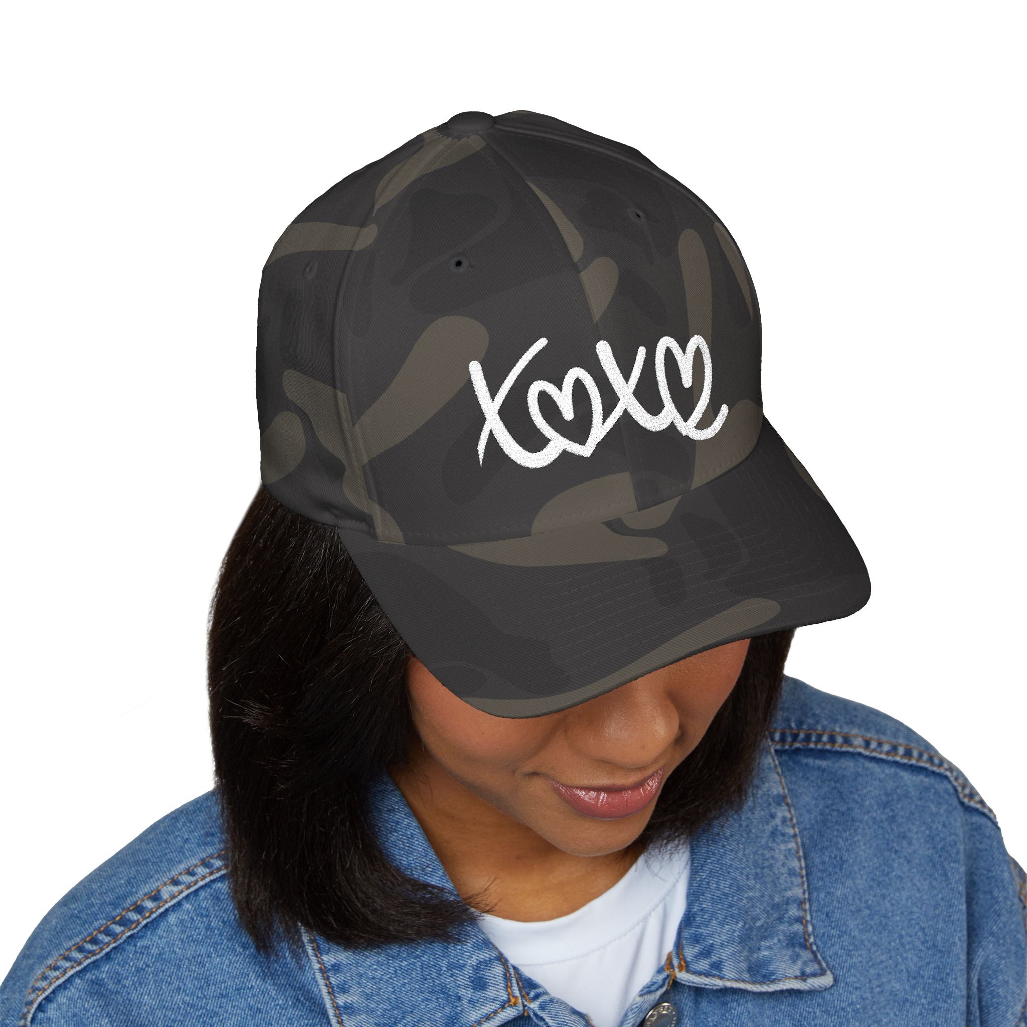 XOXO Embroidered Cap, Trendy Baseball Hat, Gift for Her, Casual Style, Summer Accessory, Cute Cap for Friends