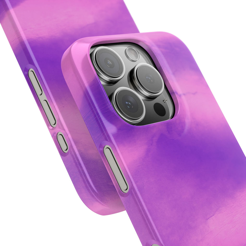 Stylish Purple Marble Snap Case for Phone