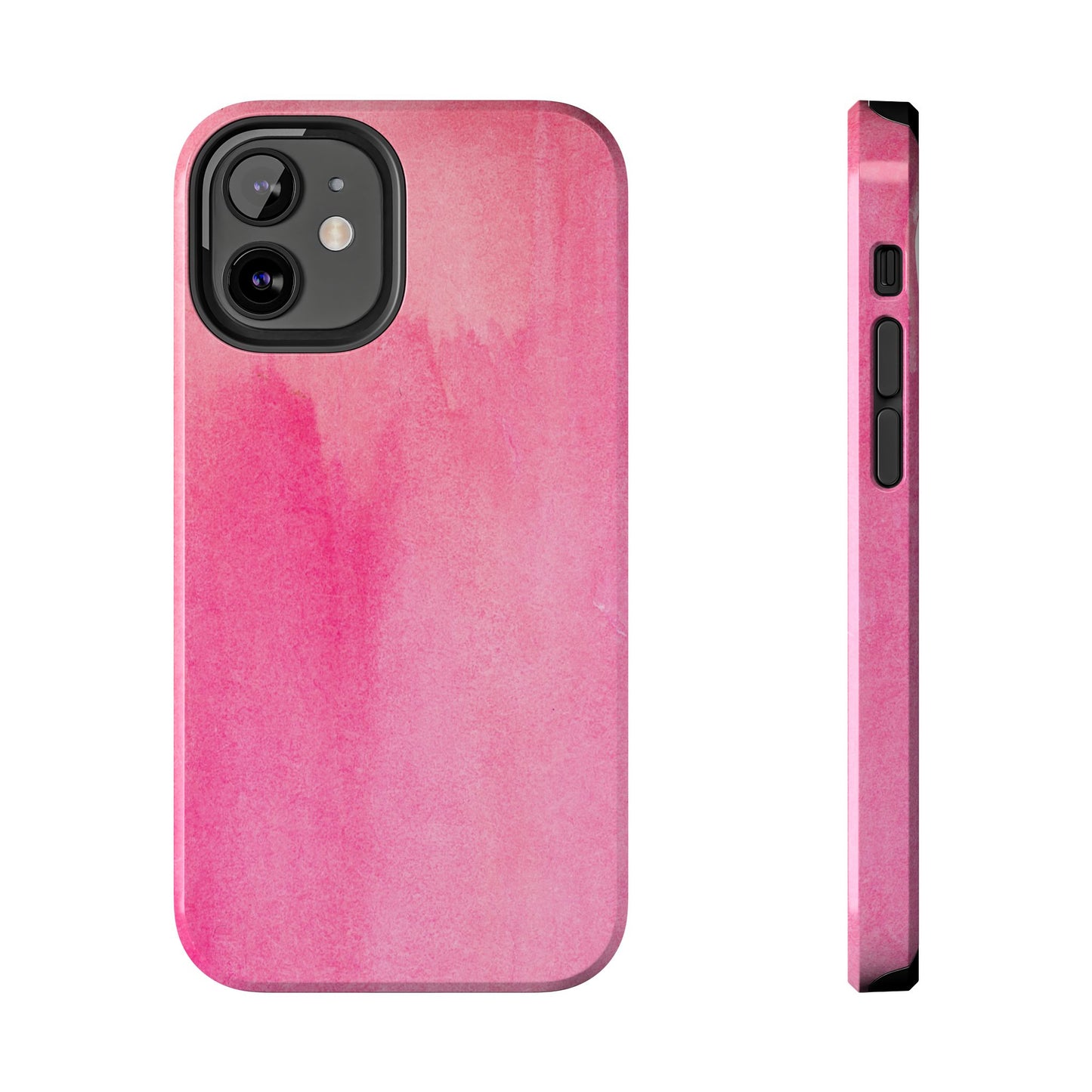 Custodie eleganti e resistenti per telefono - Design acquerello rosa, protezione durevole, idea regalo per adolescenti, accessori tecnologici alla moda