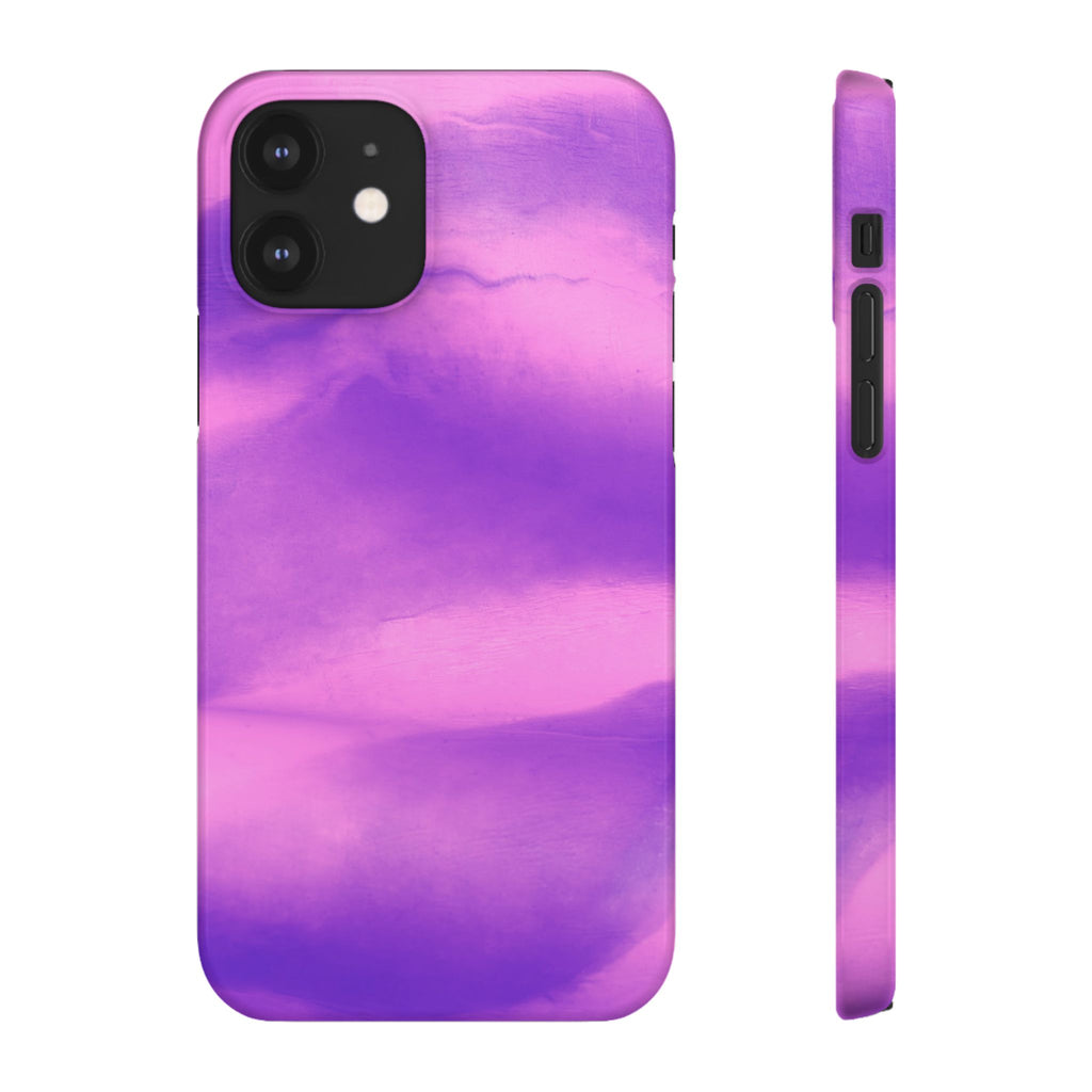 Stylish Purple Marble Snap Case for Phone