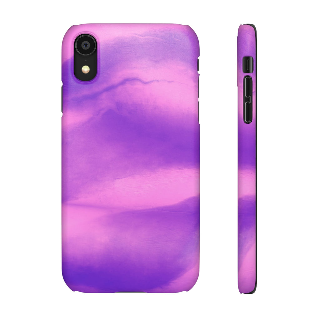 Stylish Purple Marble Snap Case for Phone
