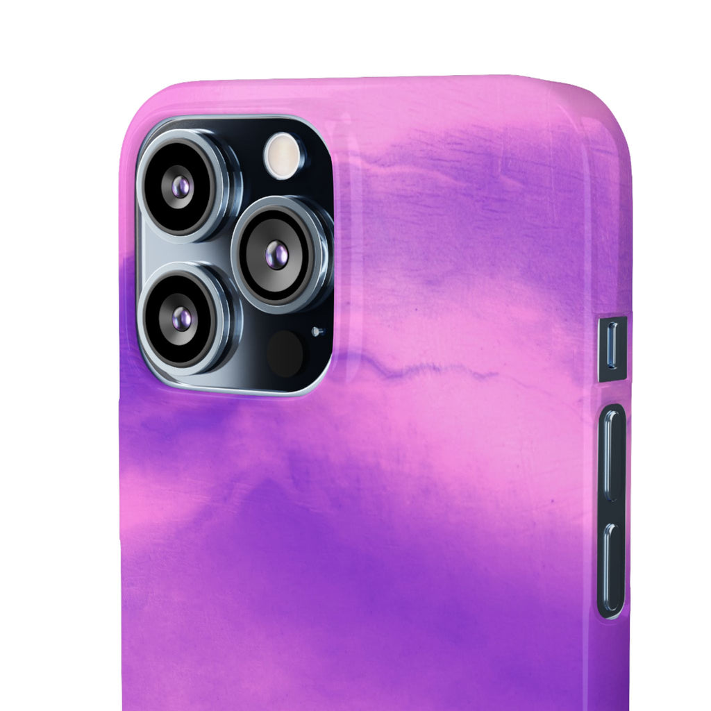 Stylish Purple Marble Snap Case for Phone