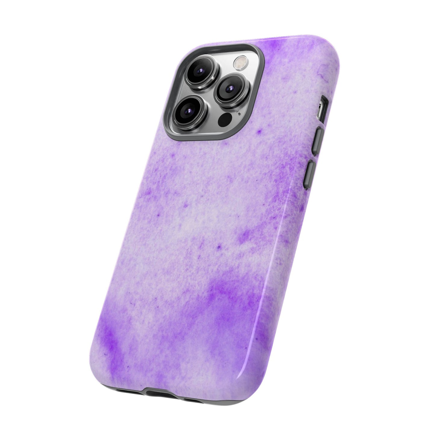 Stylish Phone Case, Purple Marble Design