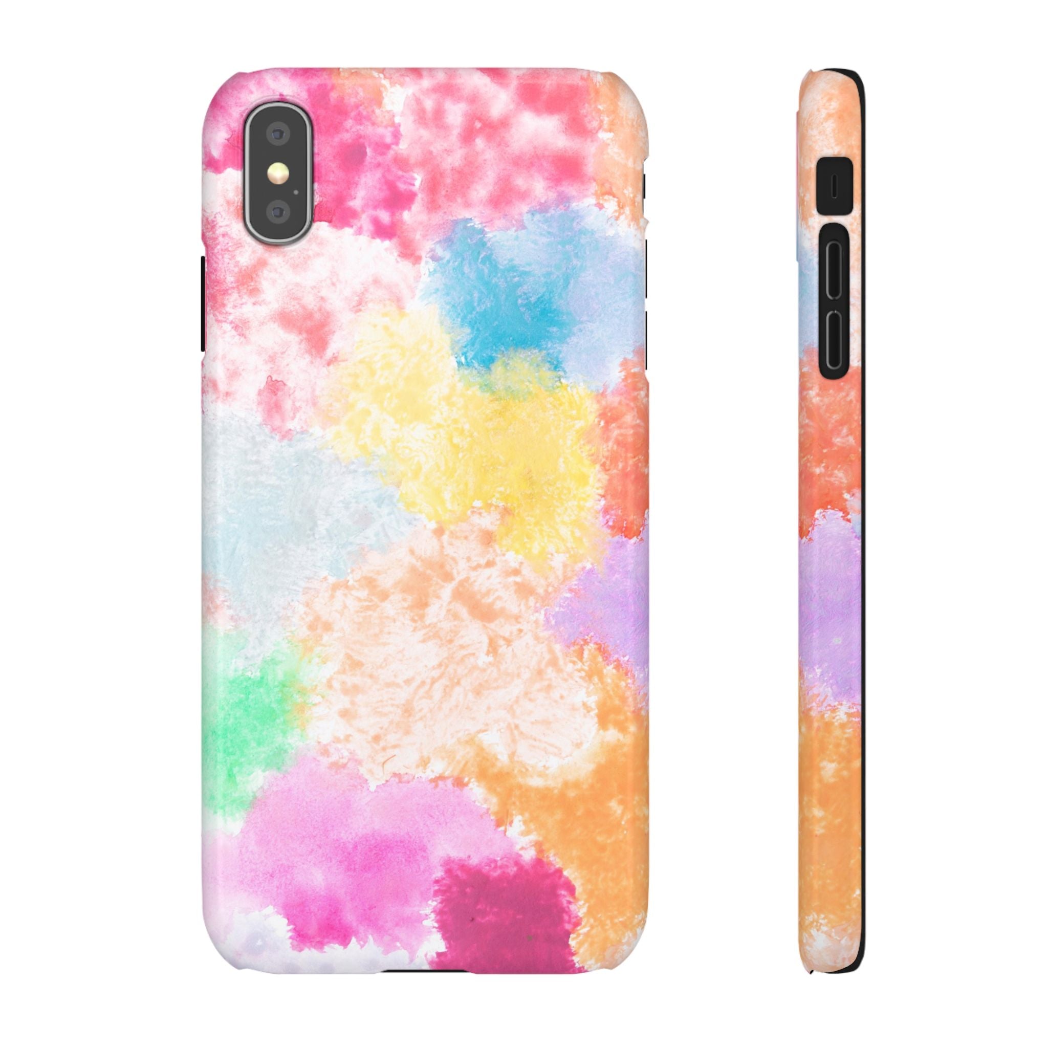 Colorful Watercolor Snap Cases for Phones