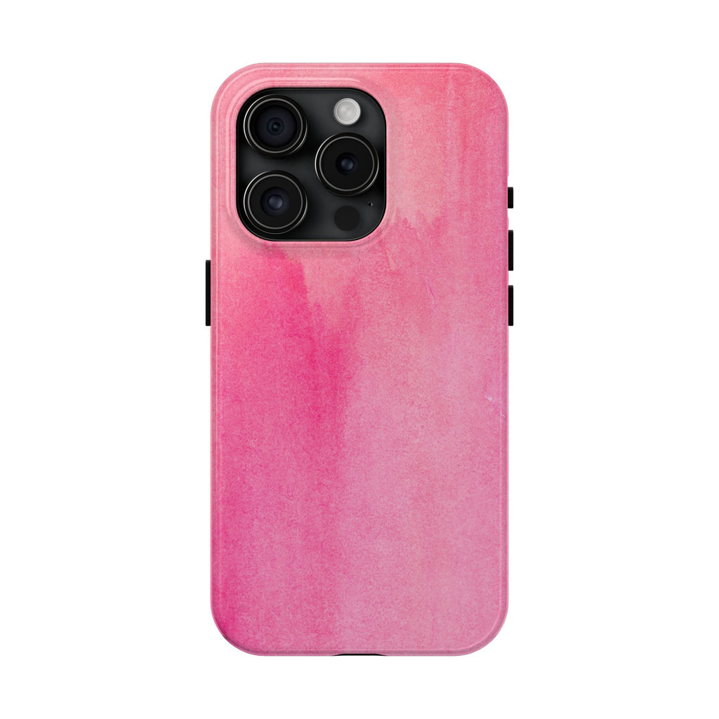 Custodie eleganti e resistenti per telefono - Design acquerello rosa, protezione durevole, idea regalo per adolescenti, accessori tecnologici alla moda