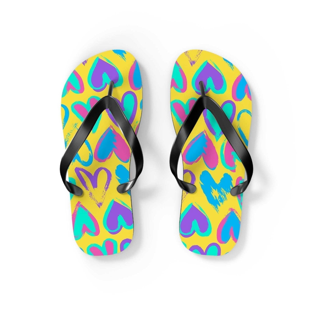 Flip-Flops Cuori Colorati – Infradito Estive Vivaci e Comode