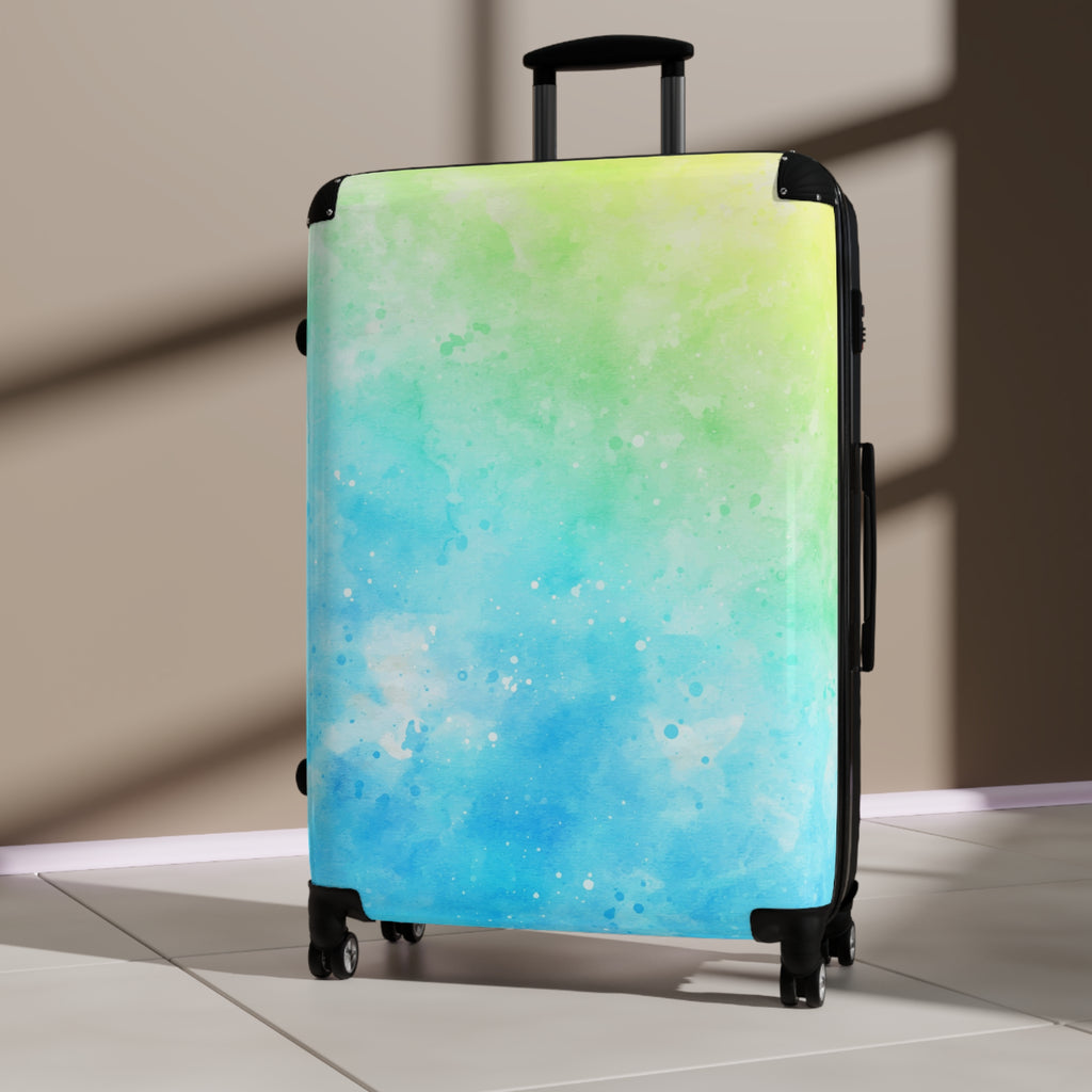 Colorful Watercolor Suitcase