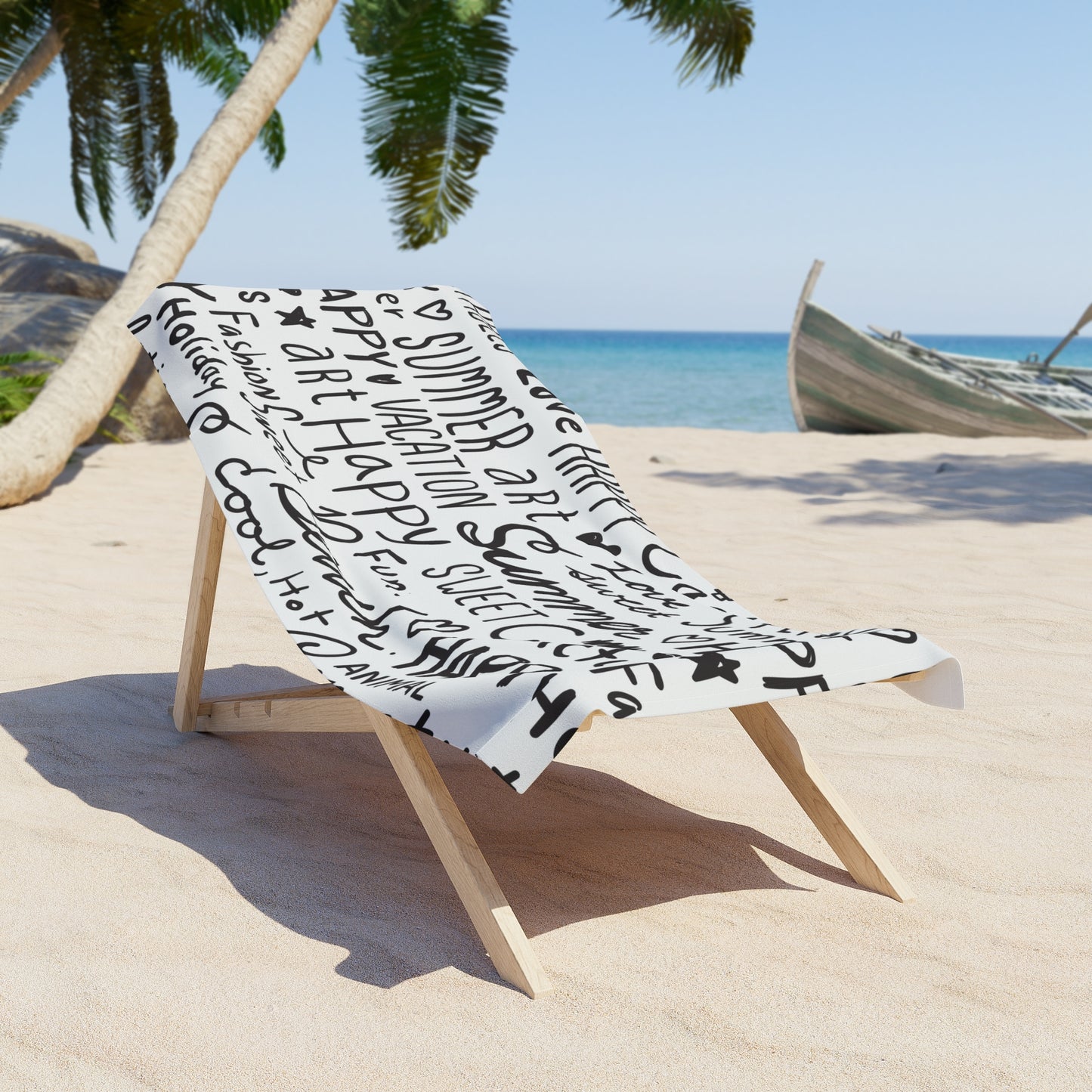 Happy Summer Beach Towel