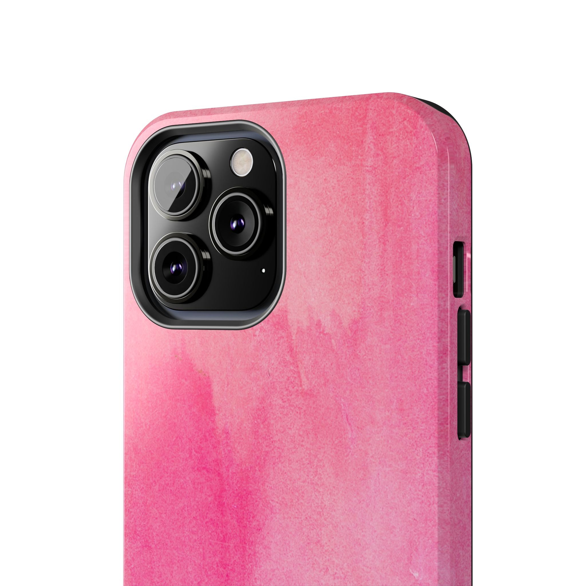 Custodie eleganti e resistenti per telefono - Design acquerello rosa, protezione durevole, idea regalo per adolescenti, accessori tecnologici alla moda