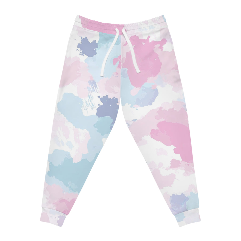 Pastel Cloud Print Joggers