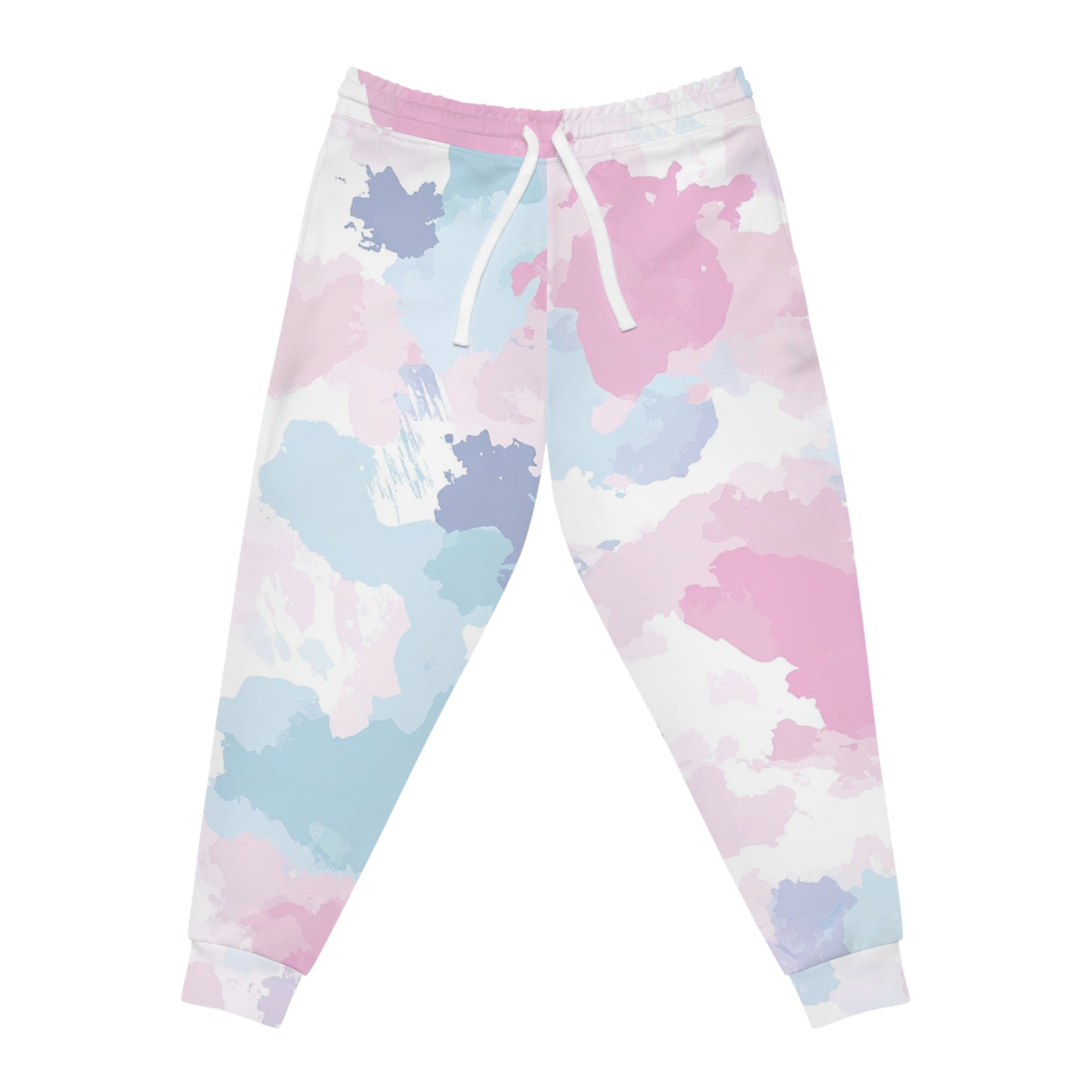 Pastel Cloud Print Joggers
