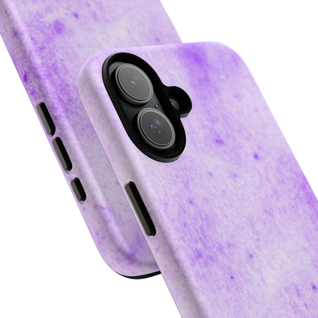 Stylish Phone Case, Purple Marble Design