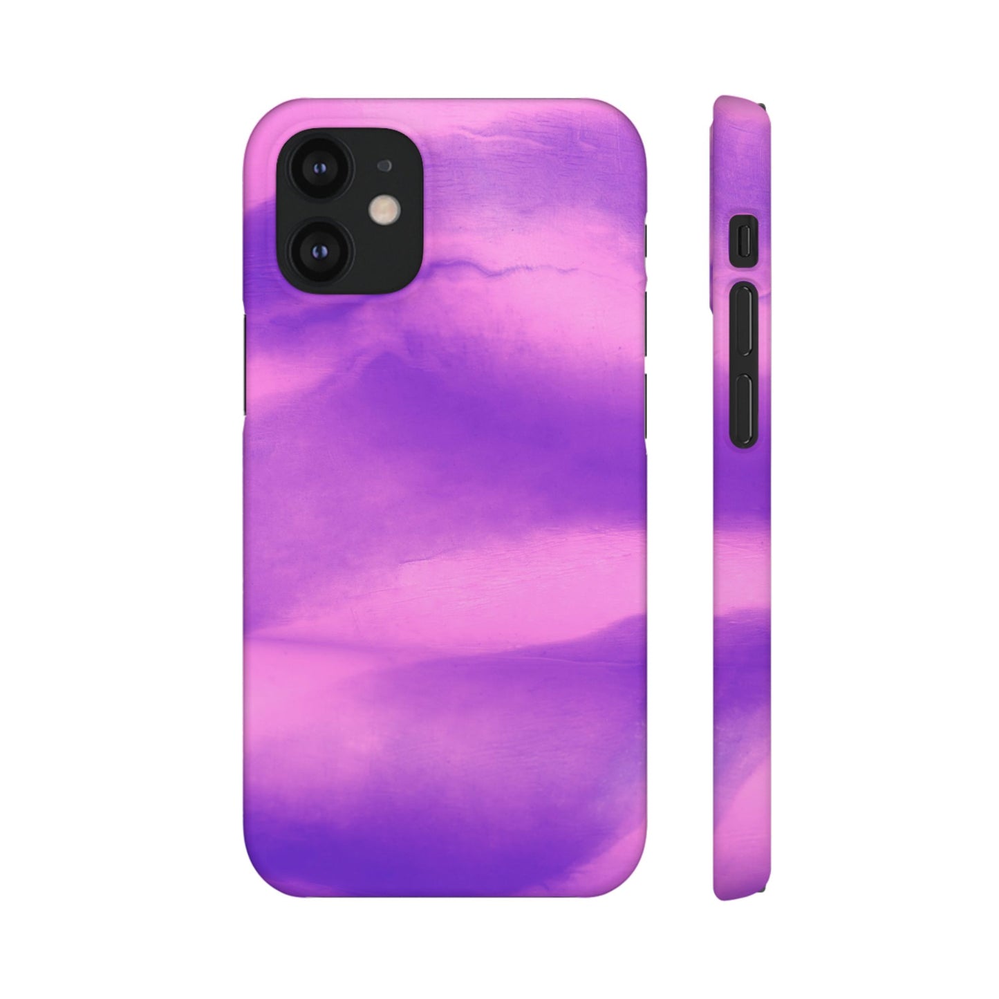 Stylish Purple Marble Snap Case for Phone