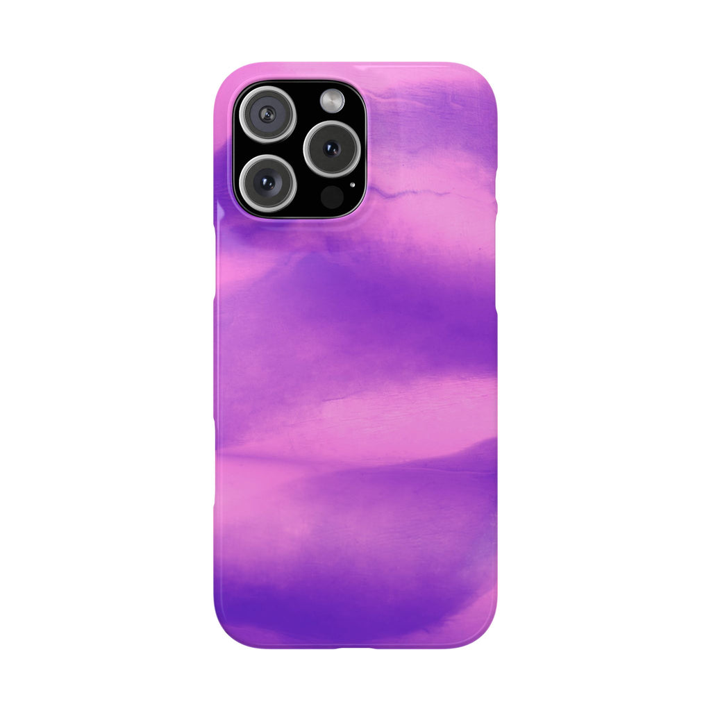 Stylish Purple Marble Snap Case for Phone