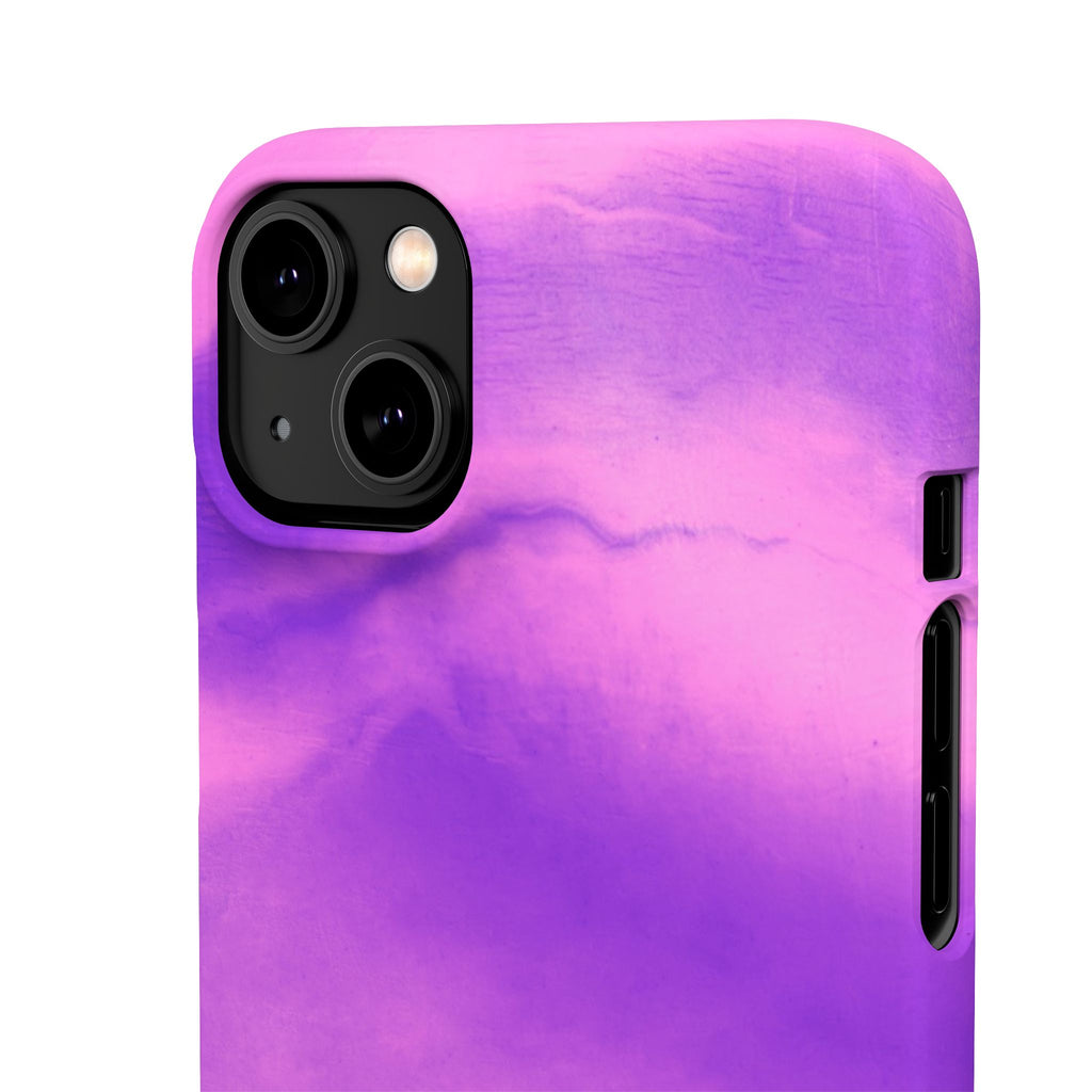Stylish Purple Marble Snap Case for Phone